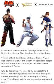 Saw someone in qoura ask why is Tekken so popular, this was a response.  Thoughts? : rFighters