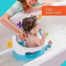 Clean out the skin folds in your baby's neck, arm, and tummy to curb. Amazon Com Summer My Bath Seat Aqua Baby Bathtub Seat For Sit Up Bathing Provides Backrest Support And Suction Cups For Stability This Baby Bathtub Is Easy To Set Up Remove And Store