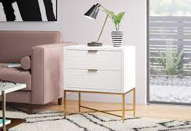Crafted from manufactured wood and veneer. Allmodern Capra 2 Drawer Nightstand Reviews Wayfair