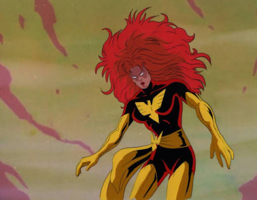 X-Men "The Dark Phoenix Saga, Part 3: The Dark Phoenix" Production Cel  (1994) - ID: mar24076 | Van Eaton Galleries