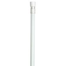 Tringle Autobloquante Ronde 80 A 110 Cm Blanc Tringles Pour Vitrage La Foir Fouille