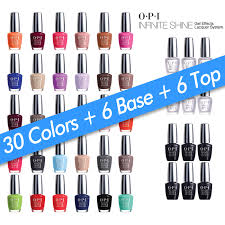 opi infinite shine air dry 10 day nail polish 42 piece starter bundle