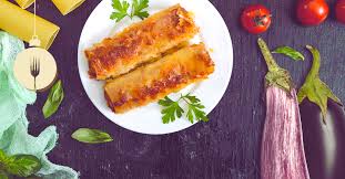 Prima vengono ripieni di carne macinata; Cannelloni Con Melanzane E Ricotta Di Capra Cedior
