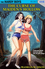 The blog, which has been around since september, posts photoshopped images of hardy boys book covers, with titles changed by comedian keaton pattibased on what the cover art looks like. Modified Magazine Covers