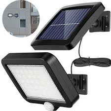 Waterproof Outdoor Solar Lights 56 Led Solar Powered Wall Light With Motion Sensor 120 Lighting Angle Solar Security Light Outdoor For Patio Garden Walmart Com Walmart Com