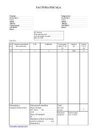 Factura este trimisă clientului în termen de 7 zile lucrătoare de la finalizarea biletului de avion, a asigurării de călătorie sau a rezervării la hotel. Factura Fiscala Word