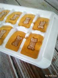 Easy Frozen Homemade Pumpkin Dog Treats With Only 3 Ingredients Recipe Dog Biscuit Recipes Healthy Dog Treats Homemade Easy Dog Treats