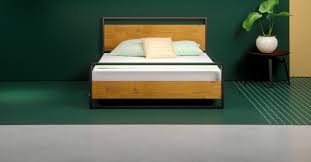 Complete with a sleek metal structure and headboard and footboard with a distinctive wood grain pattern, this foundation provides optimal support for your. Suzanne Low Profile Platform Bed Frame With Footboard Zinus Platform Bed Frame Wood Platform Bed Frame Wood Platform Bed