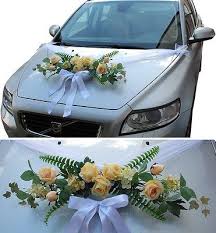 Autoschmuck Brautauto Dekoration Hochzeitsauto Autogirlande Modell Gelb Hochzeitsauto Hochzeit Auto Hochzeitsautos