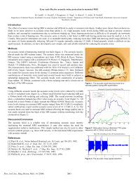 They are usually only set in response to actions made by you which amount to a request for services, such as setting your privacy preferences, logging in or filling in forms. Pdf Easy And Effective Acoustic Noise Protection In Neonatal Mri