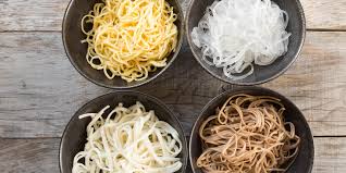 This is a yummy, crunchy cabbage salad with toasted ramen noodles and almond slivers. 7 Asian Noodles And How To Eat Them
