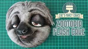 This sloth cake topper is perfect! Zootopia Cake Flash The Sloth Zootropolis Youtube