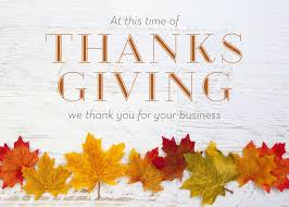Everyone sends christmas cards.start a new trend this year and get your card in their mailbox first by sending thanksgiving cards. Classic Fall Leaves Line The Edge Of Rustic White Washed Barn Board A Message Of Thanks F Thanksgiving Cards Business Christmas Cards Happy Thanksgiving Cards