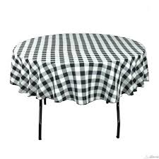 Buy 90 Inch Round Black White Checkered Tablecloth For Weddings Seamless And Machine Washable Table Linen Checkered Tablecloth Table Cloth Round Tablecloth