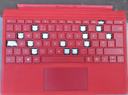 56990 as on 19th april 2021. Microsoft Surface Pro 4 Type Cover Replacement Keys Price Per Key Red 1725 Ebay