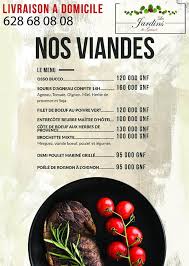 Decouvrez Le Menu Des Jardins De Guinee Jardins De Guinee Facebook
