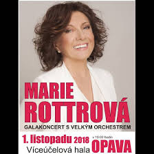 Marie se od mládí učila hrát na klavír. Marie Rottrova Konzert 1 11 2018 Viceucelova Hala Opava Opava Festivaly Eu