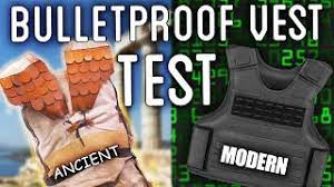 A bullet proof vest is in principle not bullet proof. The First Bulletproof Vest It Really Works Youtube