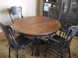 Red Hen Home Better In Black Refinished Table Distressed Table Distressed Chair