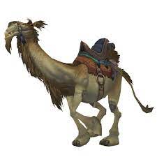 Camel mounts were introduced in the third expansion for world of warcraft, cataclysm.two of the camel mounts are reputation rewards from the mighty tol'vir faction within. Tan Riding Camel Warcraft Mounts