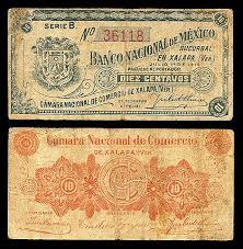 Has its origins and is the owner of the banco nacional de méxico or citibanamex (formerly banamex). File 10 Centavos Banco Nacional De Mexico En Xalapa Veracruz Mexico 01 07 1914 Anything Anywhere Jpg Wikimedia Commons