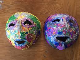 Learn how to do papier mache using a balloon as a mold. How To Make Paper Mache Masks Twin Mummy And Daddy