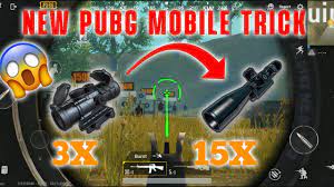 How To Use 3x Scope As 15x In Pubg Mobile Pubg 15x Scope Trick