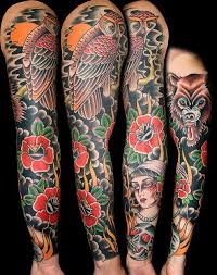 In this post you can see different images and photos of full sleeve colored tattoos made by different people of different ages. Top 100 Best Sleeve Tattoos For Men Cool Design Ideas Inspirations Improb