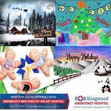 2019 Ncisd Holiday Card Contest Winners Jaquelyn Camacho 3rd Grade New Caney Elementary Cindy Figueroa 8th G Emergency Hospital Emergency Room Kingwood
