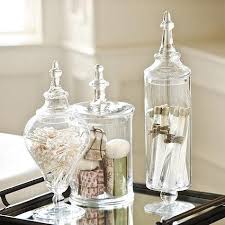 Our classic glass apothecary jars are modeled after those used for centuries to store dried herbs. Black White Apothecary Bath Accessories Pottery Barn