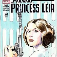 STAR WARS PRINCESS Leia #1 Sketch Cover Mara Jade Arica Slave Leia Kadar  CGC 9.8 $500.00