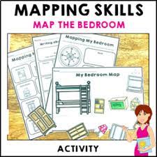 1,000+ vectors, stock photos & psd files. Map The Bedroom Geography Prepositional Map Making By Tech Teacher Pto3