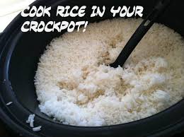 Confessions Of An Add Housewife How To Cook Rice In The Crockpot How To Cook Rice Crockpot Dishes Food