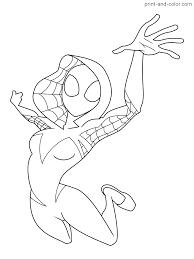Coloring games is an educational coloring game designed for girls and boys who like to learn to paint spider hero man coloring book pictures correctly using the right colors. Spider Gwen Coloring Pages Coloring Home