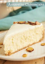 Amaretto Cheesecake Recipe Almond Desserts Amaretto Cheesecake Desserts