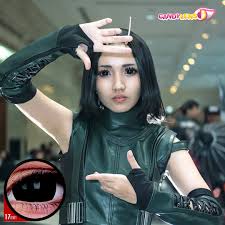 Image result for black sclera contacts