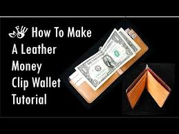 Learn how to make a card and gift card holder that is easy and beautiful. How To Make A Leather Money Clip Wallet Instructables