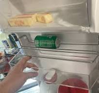 This thing in my new fridge? It's metal and blocks off most ...