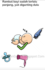 Rambut bayi sudah terlalu panjang gunting yuk. Brain Out Level 127 Rambut Bayi Sudah Terlalu Panjang Yuk Digunting Dulu Terbaru 2021