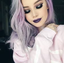 Love This Bold Purple Gray Look Hair Beauty Dyed Hair Beauty