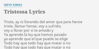 Par toute la montagne, berger la neige n'est. Tristessa Lyrics