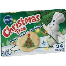 Contains 2% or less of: Upc 018000723188 Pillsbury Ready To Bake Christmas Tree Sugar Cookies 11oz Upcitemdb Com