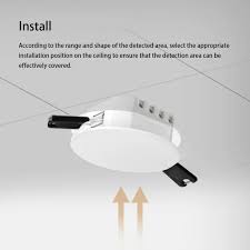 White Tuya Zigbee Human Presence Sensor Ceiling Smart Micro-motion Detect  Human Motion Detector With Security Alarm Sensor - Pir Motion Sensor -  AliExpress