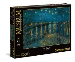 The van gogh museum in amsterdam houses the largest collection of art works by vincent van gogh in t. Clementoni Van Gogh Starry Night Over The Rhone Puzzle 1000 Piece Buy Online At Best Price In Uae Amazon Ae
