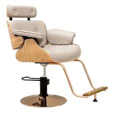 Lady Wooden Salon Hair Styling Chair Hydraulic Makeup Chairs Beauty Spa Equipment Hair Salon Furniture M Chair Style Reclining Salon Chair Salon Styling Chairs