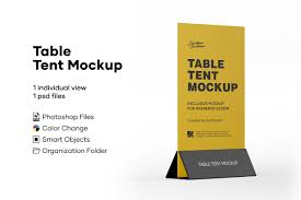 How to find the perfect tent. 20 Realistic Table Tent Card Mockup Templates Creatisimo Net