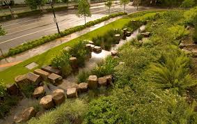 Rain Garden At The Oregon Convention Center The Landscape Architect S Guide To Portland Rain Garden Landscape Landscape Design Landscape Architect