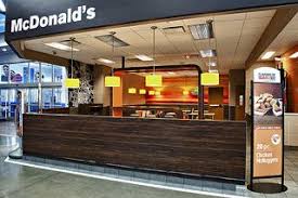 Mcdonald S In Walmart Surprise Az Restaurant Exterior Fast Food Advertising Coffee Shop Design