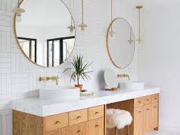 Pocket doors and barn doors are great options for small bathrooms. 20 Beautiful Bathroom Vanity Ideas You Ll Love