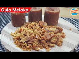 Simpan dalam peti sejuk hingga sagu kental. Video Gula Melaka